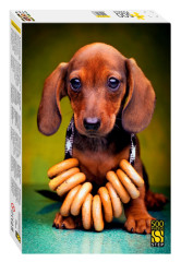 Пазл Step puzzle 500 деталей: Щенок таксы