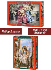 Набор Castorland 1000 и 1500 деталей: Дети и ангелы, 2 шт