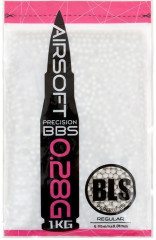 Шары для страйкбола BLS, диаметр 6 мм, вес 0,28 г / 3570 шт, белые