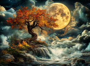 Пазл Алма мини 150 деталей. Под луной