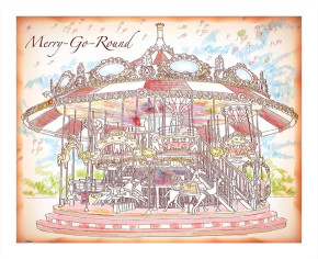 Пазл Pintoo 500 деталей: Карусель