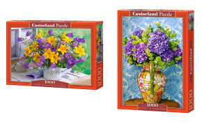 Набор Castorland 1000 деталей: Садовые цветы, 2 шт