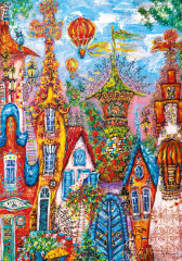 Пазл Heye 500 деталей: Голубые ворота