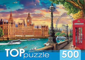 Пазл TOP Puzzle 500 деталей: Красивый Лондон