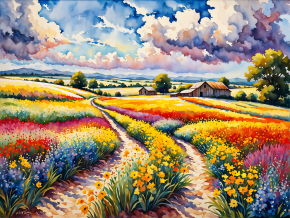 Пазл деревянный Алма 500 деталей Волшебство природы. Яркое лето