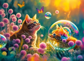 Пазл Castorland 100 деталей: Волшебное утро Пазл Castorland 100 деталей: Волшебное утро