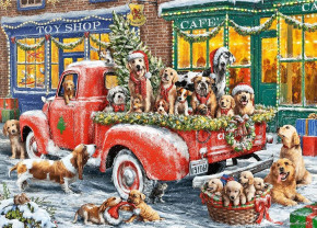 Пазл деревянный Trefl 1000 деталей: Помощники Санты Пазл деревянный Trefl 1000 деталей: Помощники Санты