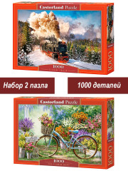 Набор Castorland 1000 деталей: Транспорт, 2 шт