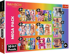 Пазл Trefl 10 в 1: Куклы RAINBOW