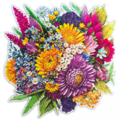 Пазл деревянный UNIDRAGON 200 деталей: Цветущий Букет Пазл деревянный UNIDRAGON 200 деталей: Цветущий Букет