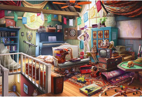 Пазл деревянный Trefl 500 +1 деталей: Сокровища на чердаке Пазл деревянный Trefl 500 +1 деталей: Сокровища на чердаке