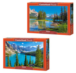 Набор Castorland 500 деталей: Природа Канады, 2 шт