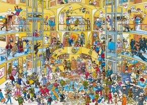 Пазл Heye 1000 деталей: Жизнь отеля