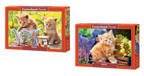 Набор Castorland 500 деталей: Рыжие котята, 2 шт
