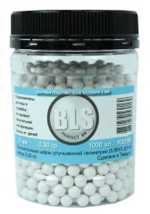 Шары для страйкбола BLS, диаметр 6 мм, вес 0,30 г/1000 шт, белые