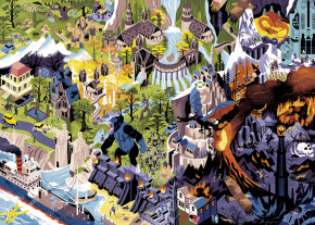 Пазл Heye 1000 деталей: Фильмы Питера Джексона