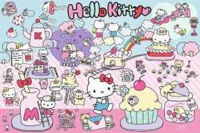 Пазл Trefl 300 деталей: Мир Hello Kitty