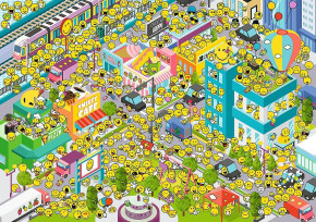 Пазл Trefl 500 деталей: Где же СМАЙЛ? (УЦЕНКА)