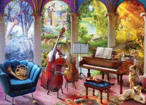 Пазл Eurographics 1000 деталей: Четыре сезона музыки