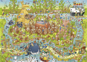 Пазл Heye 1000 деталей: Австралийский зоопарк