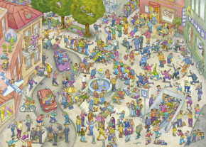 Пазл Heye 1000 деталей: Мобильные зомби