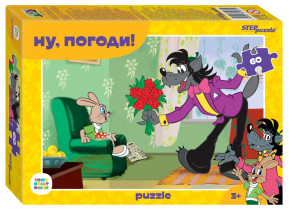 Пазл Step puzzle 60 деталей: Ну, погоди!
