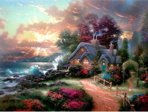 Пазл 1000 деталей Schmidt: Рассвет. Томас Кинкейд