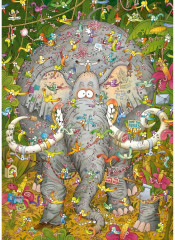 Пазл Heye 1000 деталей: Жизнь слона