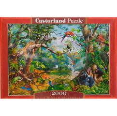 Пазл Castorland 2000 деталей: Невидимая жизнь джунглей