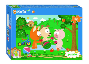 Пазл Step puzzle 104 деталей: Котэ