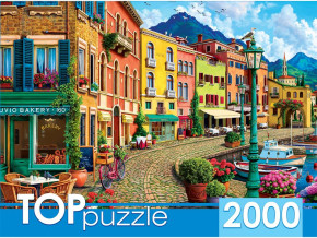 Пазл TOP Puzzle 2000 деталей: Прогулка по солнечной набережной