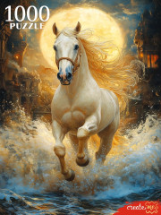 Пазл Рыжий Кот 1000 деталей: Белая лошадь