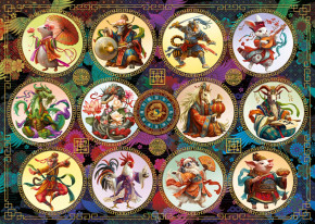Пазл Step puzzle 2000 деталей: Китайский гороскоп