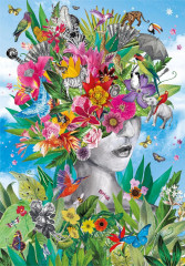 Пазл Clementoni 500 деталей: Джунгли на голове