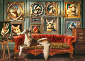 Пазл Cherry Pazzi 1000 деталей: Аристократический зверинец