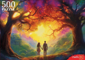 Пазл Рыжий Кот 500 деталей: Сказочный лес