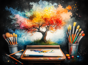 Картина интерьерная на стену, постер. Рисунок