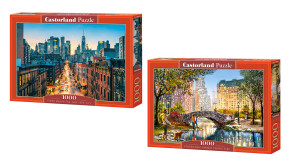 Набор Castorland 1000 деталей: Нью-Йорк, 2 шт