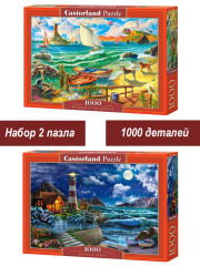 Набор Castorland 1000 деталей: Морское побережье, 2 шт