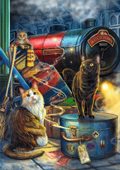 Пазл Trefl 1000 деталей: Волшебная коллекция. Волшебный поезд