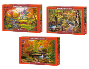 Набор Castorland 1000 деталей: Осень, 3 шт