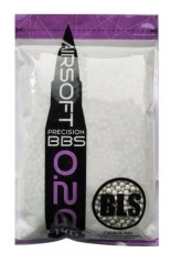 Шары для страйкбола BLS, диаметр 6 мм, вес 0,20 г/5000 шт, белые